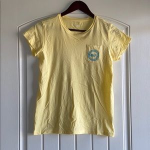 Soft yellow Vineyard Vines Shirt